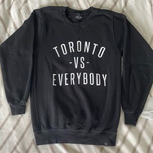 Loved, Peace Collective Black ‘Toronto vs. Everybody’ Crewneck Sweatshirt sizeXS